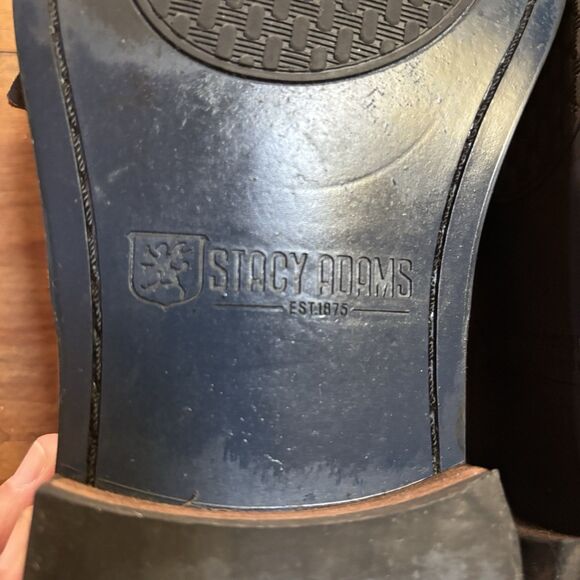 Stacy Adams Mabry Double Monk Strap Oxfords Mens Sz 9.5 M Brown Leather Shoes - Picture 13 of 16